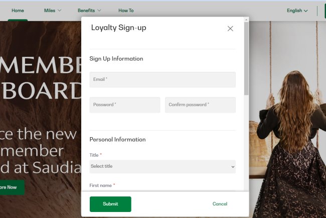 Step-by-Step Guide: Creating Your Alfursan Account and Earning Miles